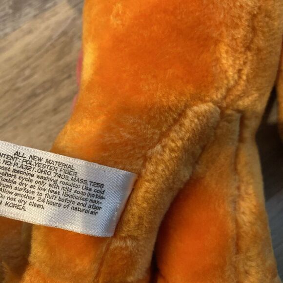 Vintage 1986 Lloyd Gilbert Alpha Critters 8" Plush Toy - Letter T - Tunk - Picture 6 of 9